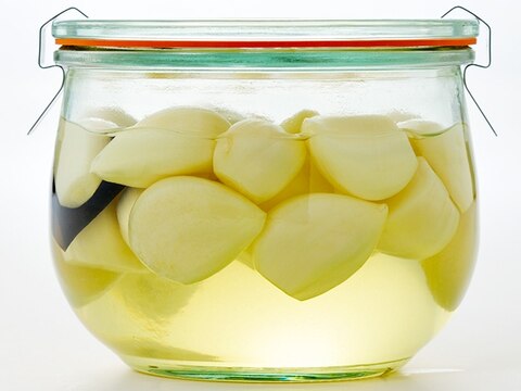 蒸しにんにくピクルス